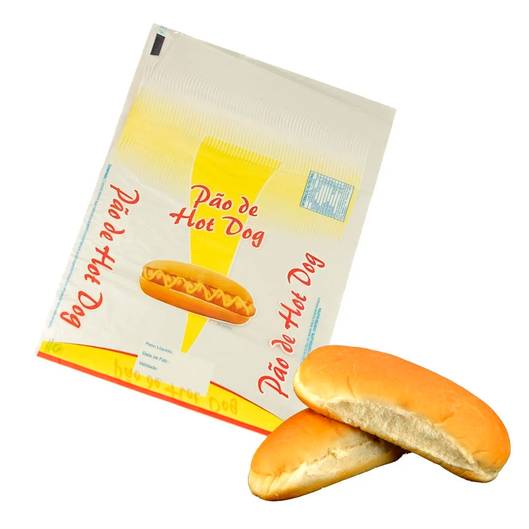 Imagem do produto Saco Plástico Para Pao De Hot Dog Com 100