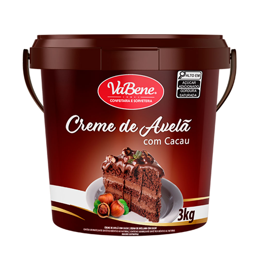 Imagem do produto Creme De Avela Com Cacau 3Kg Vabene