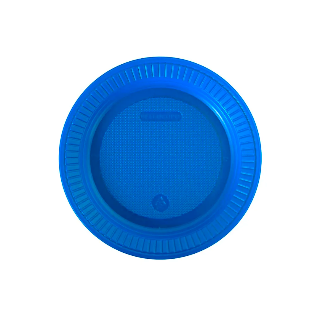 Imagem do produto Prato Plástico Pr 15 50x10 Bello Festa - Azul