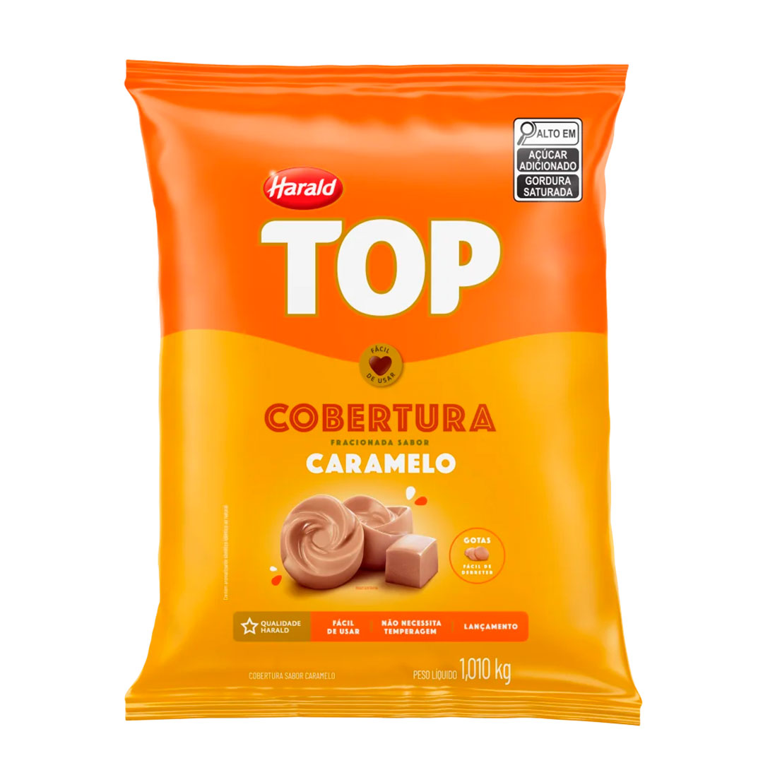 Imagem do produto Cobertura Gotas Harald Top 1,010Kg - Caramelo