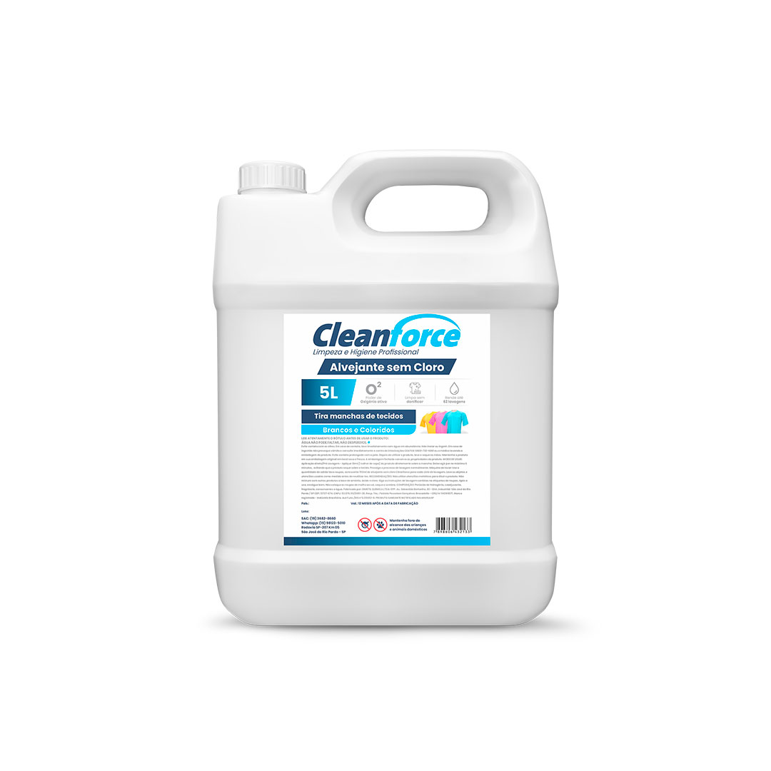 Imagem do produto Alvejante Sem Cloro Cleanforce 5 L