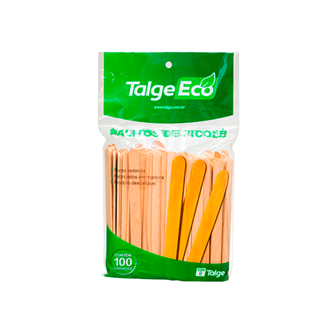 Imagem do produto Palito Picole Com 100 Caixa/50 (talge)