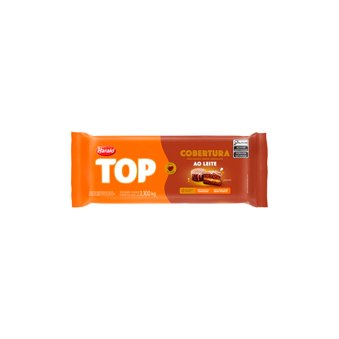 Imagem do produto Cobertura Barra Harald Top 2,050Kg - Ao Leite