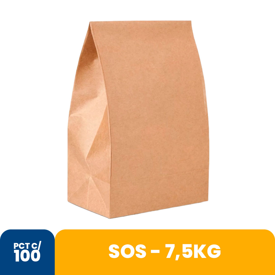 Imagem do produto Saco Sos Liso 75kg Com 100 18x36x10 Kambe