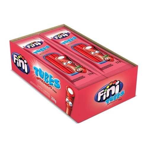Imagem do produto Bala Tubes Fini 15g - Morango Cb