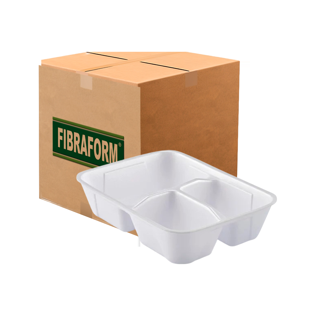 Imagem do produto Marmiteiro Hf90F 3Div S/Tpa C/100 Fibraf