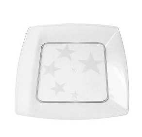 Imagem do produto Prato Square 21 Quadr.30X10 Plastilania - Cristal