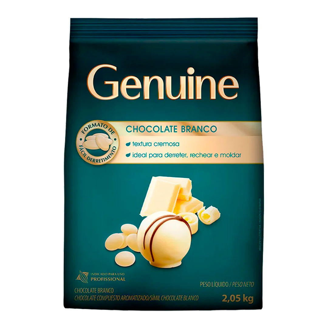 Imagem do produto Chocolate Em Gotas Genuine 2,05kg - Branco