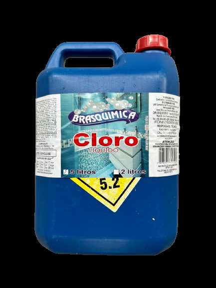 Imagem do produto Cloro Puro Liquido 5l Brasquimica