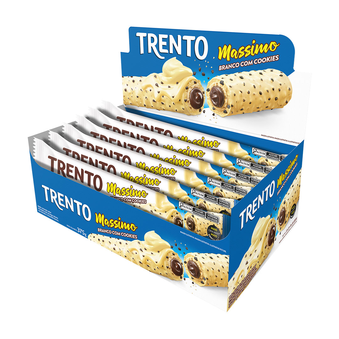 Imagem do produto Chocolate Trento Massimo 25g - Cookies