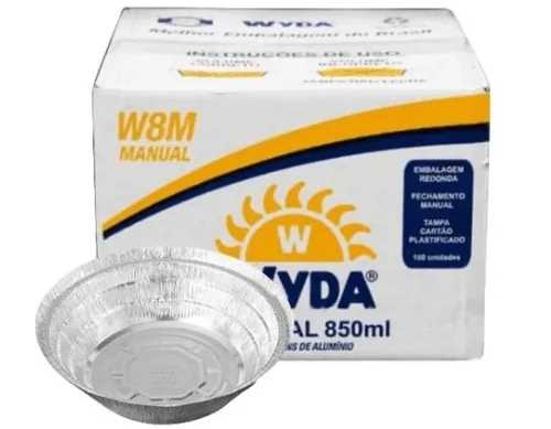 Imagem do produto Marmitex 8 Wyda Cx/100 Un - Manual