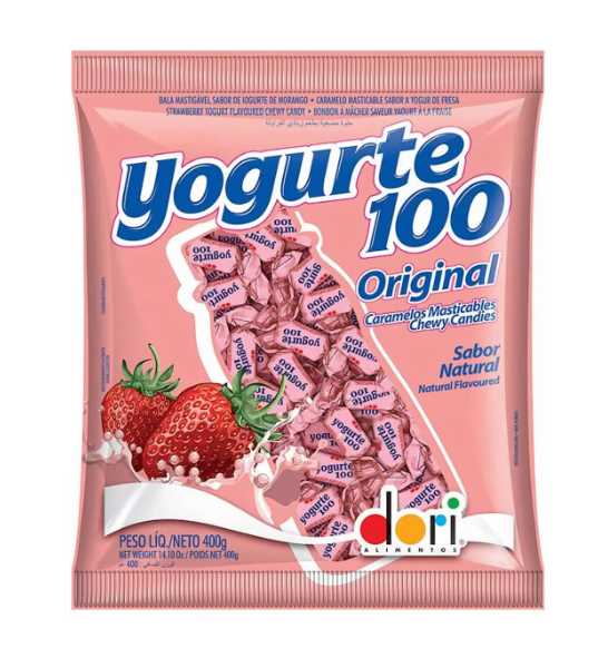Imagem do produto Bala Mastigavel Yogurte 100 400g