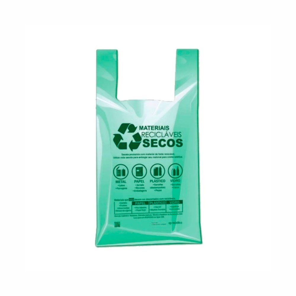 Imagem do produto Sacola Plask 50 X 60 Lei Verde 22kg
