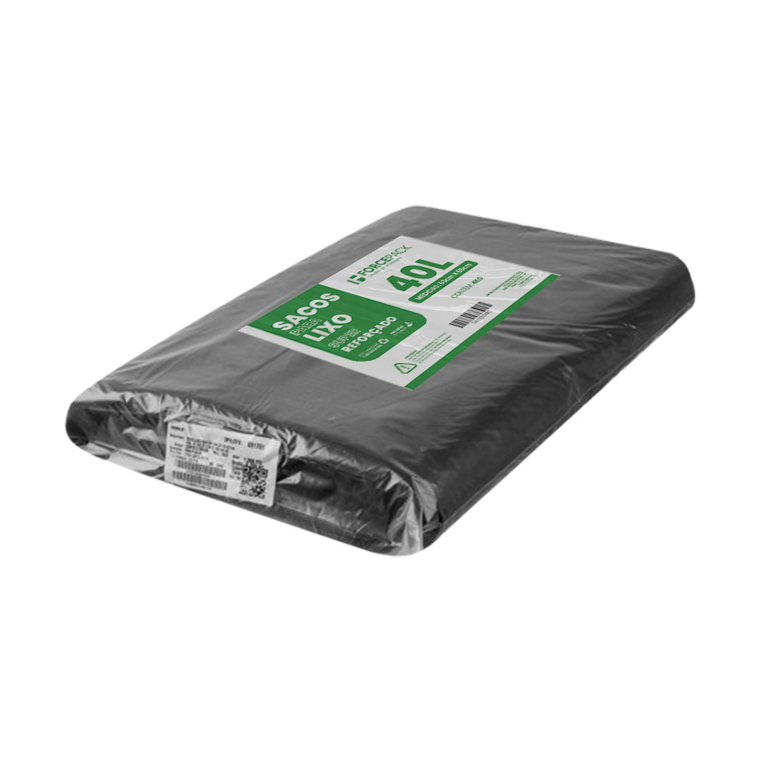 Imagem do produto Saco Lixo Reforc 40 Lts Com 4 Kg Forcepack