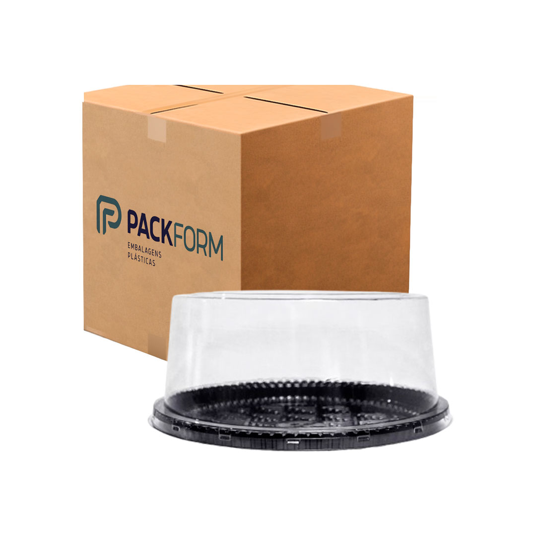 Imagem do produto Embalagem Pf-56 Packform Alta Premium Cx 50 Un - Preto