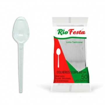 Imagem do produto Colher Sobremesa Rio Festas 20x50 - Cristal