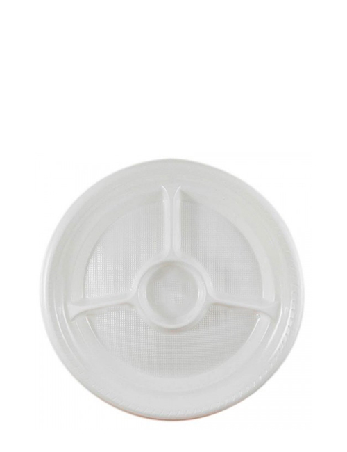 Imagem do produto Prato Plástico Pr 26 CopoPlástico C/Divisoria