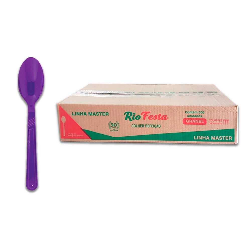 Imagem do produto Colher Master C/500 (Rio Festas) - Roxo