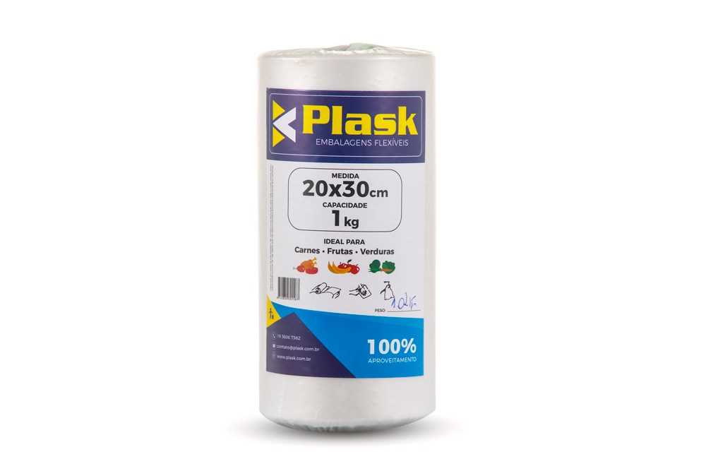 Imagem do produto Bobina Picotada Plask 20X30X0,004 Kg