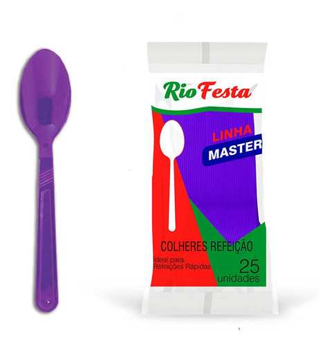 Imagem do produto Colher Master 20X25 (Rio Festas) - Roxo