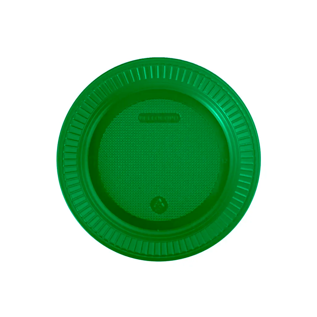 Imagem do produto Prato Plástico Pr 15 50x10 Bello Festa - Verde