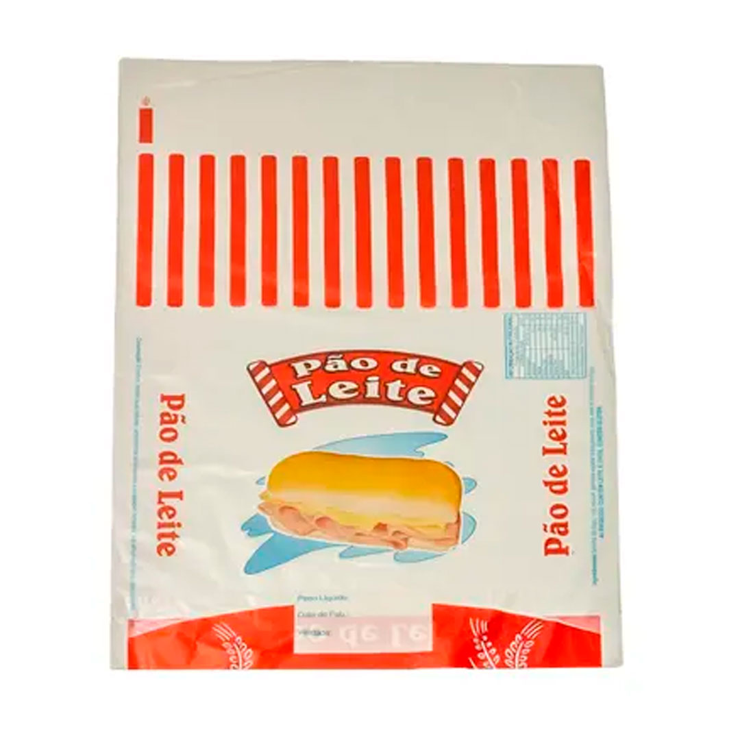 Imagem do produto Saco Plástico Para Pao De Leite Com 100