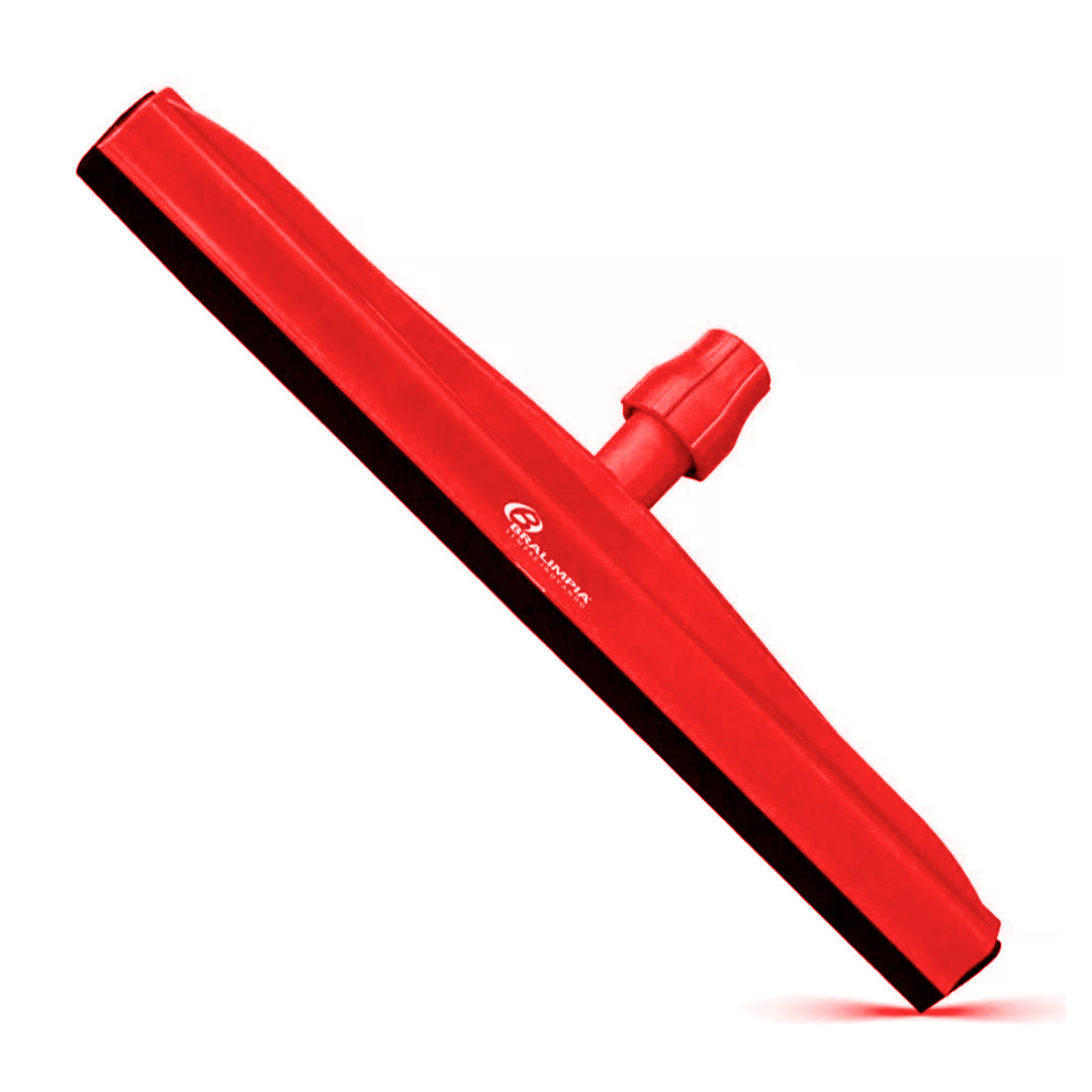 Imagem do produto Rodo Plástico 35cm Borracha Dupla Bralimpia - Vermelho