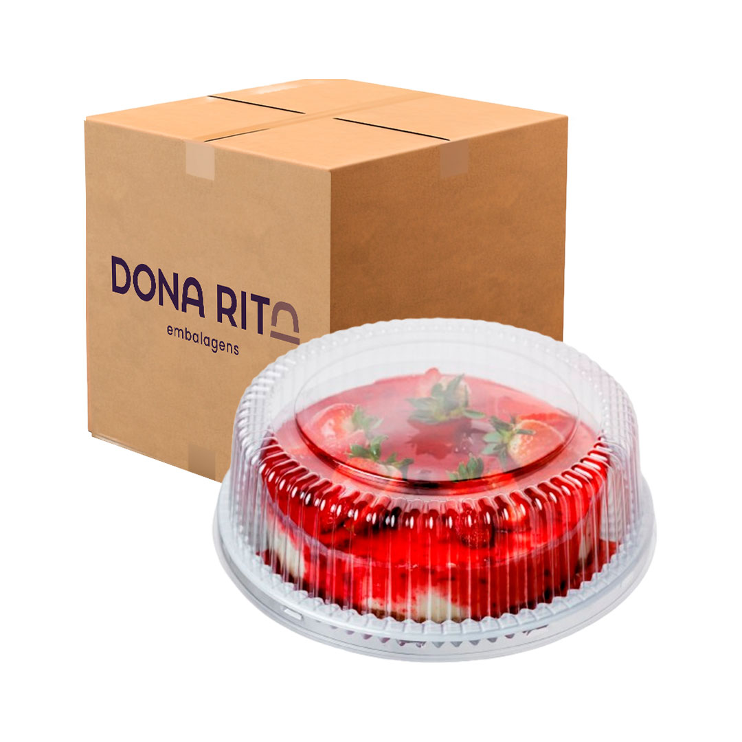 Imagem do produto D 50b Roma Dona Rita Torta Baixa Caixa Com 50 Unidades - Branco