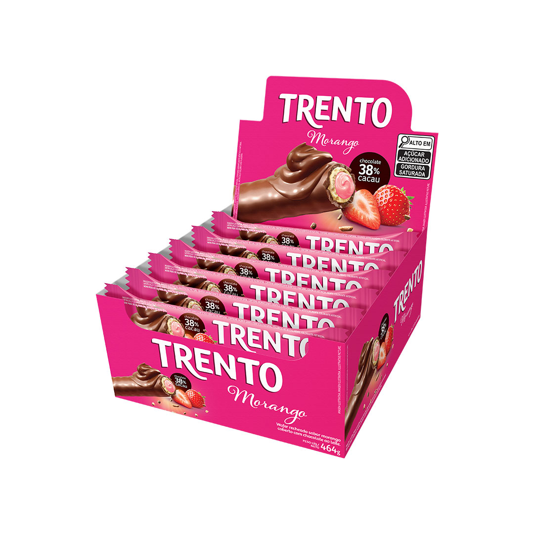 Imagem do produto Chocolate Trento 29g - Morango