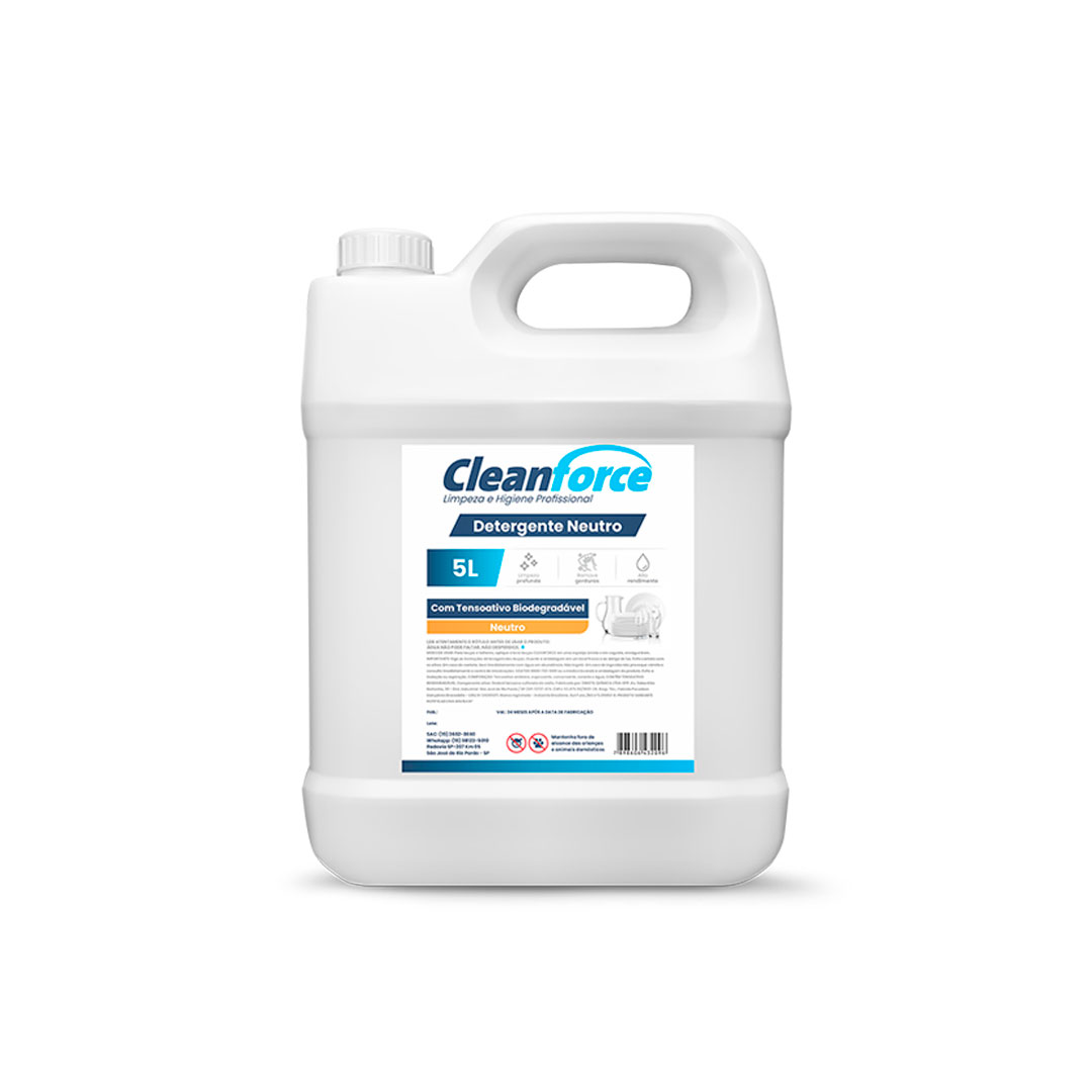 Imagem do produto Detergente Lava Loucas Cleanforce 5 L - Neutro