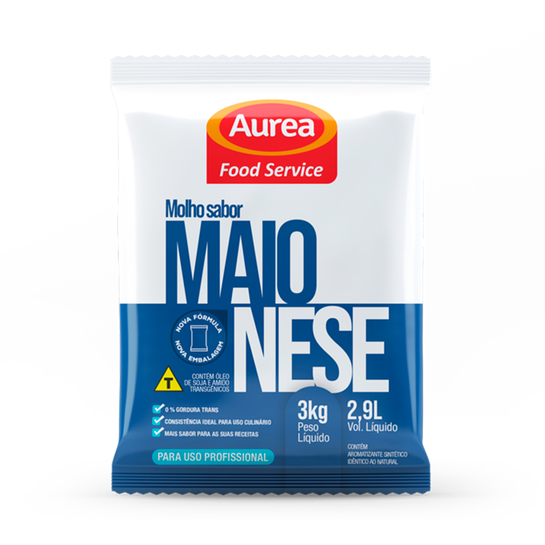 Imagem do produto Molho Sabor Maionese Aurea 3 Kg Bag