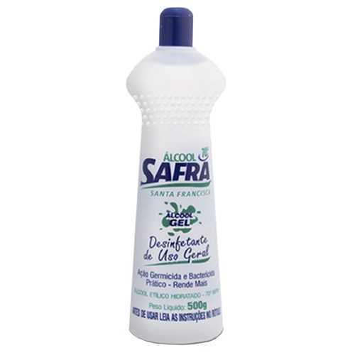 Imagem do produto Álcool Gel 70 500G Squeeze Safra