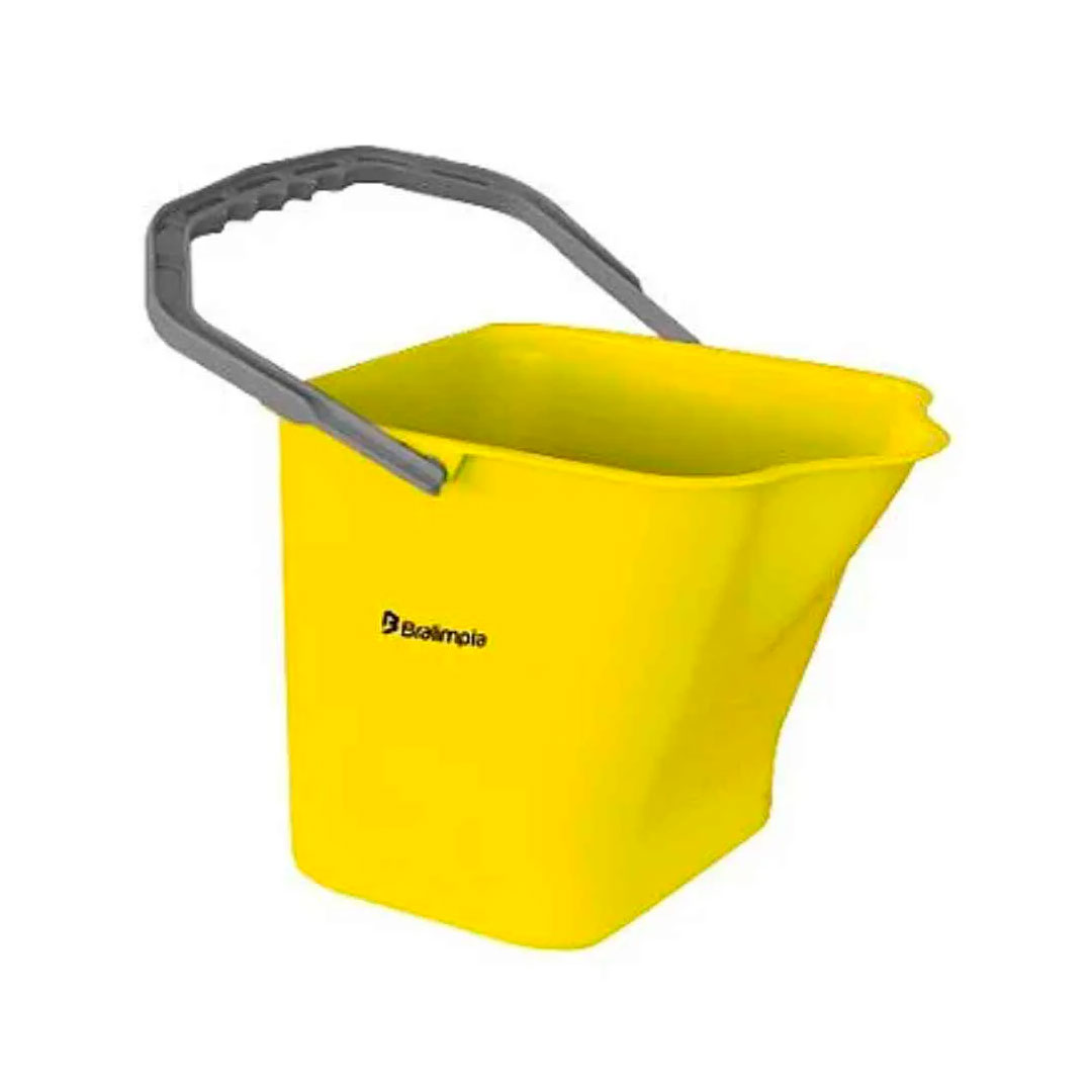 Imagem do produto Balde Com Alça Amarelo Bralímpia 15L