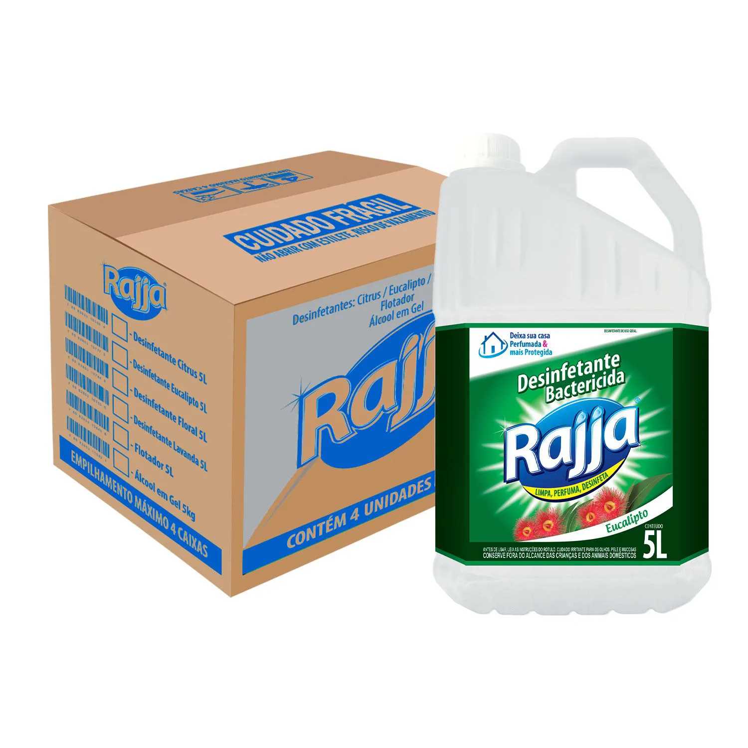 Imagem do produto Desinfetante 5L Rajja - Eucalipto