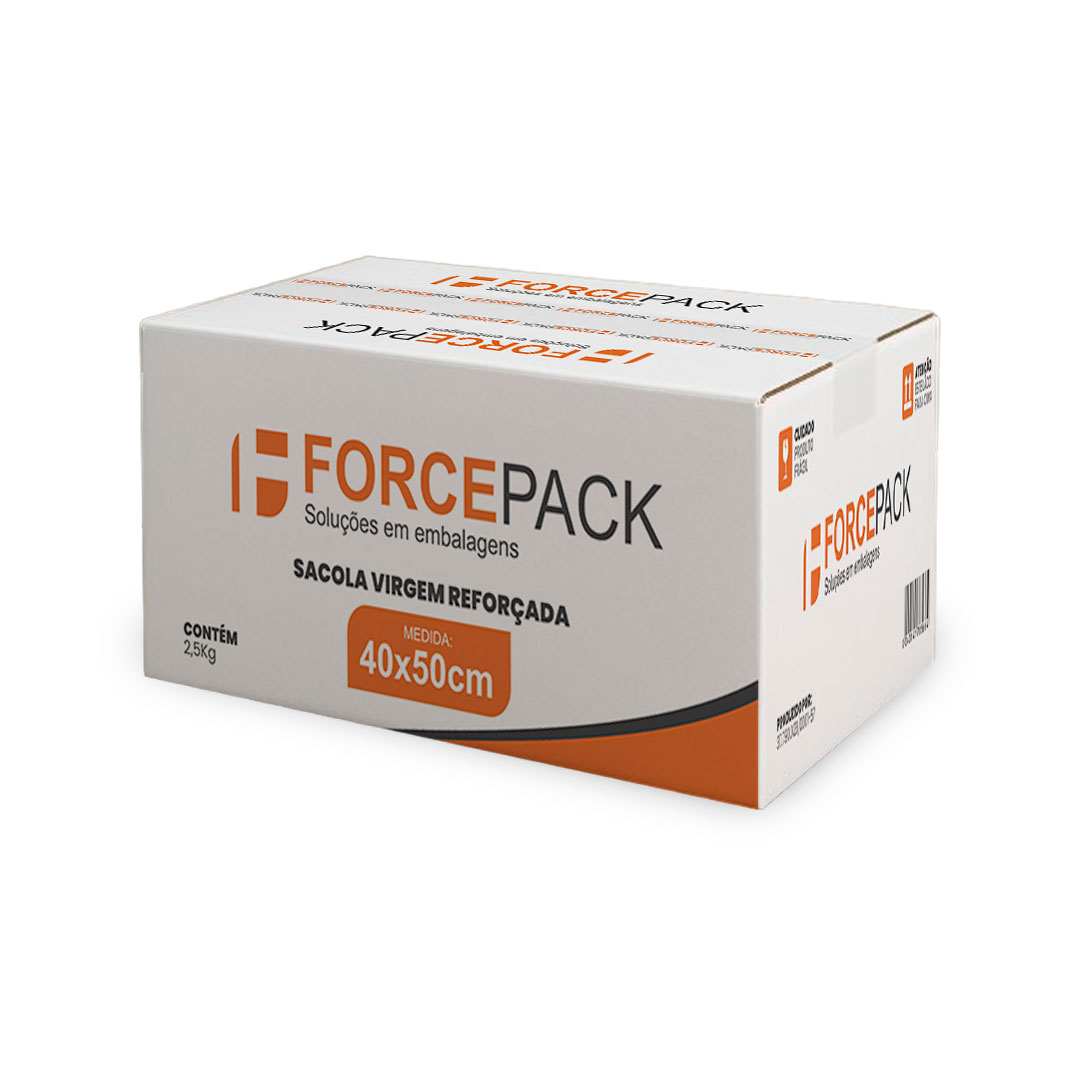 Imagem do produto Sacola Virgem Forcepack 40x50 Branca