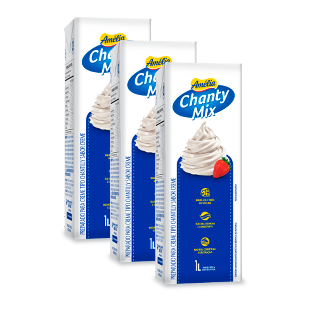 Imagem do produto Chantilly Mix Amelia 1L - Tradicional