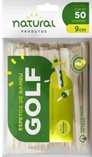 Imagem do produto Espeto Golf De Bambu 9cm 100x50