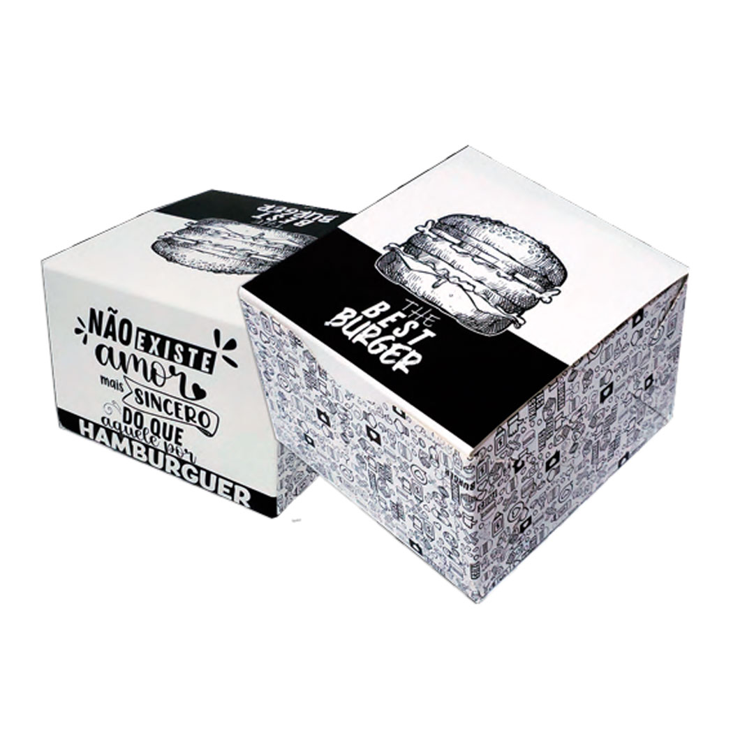 Imagem do produto Caixa P/ Hamburguer Automatica C/50 Salvi