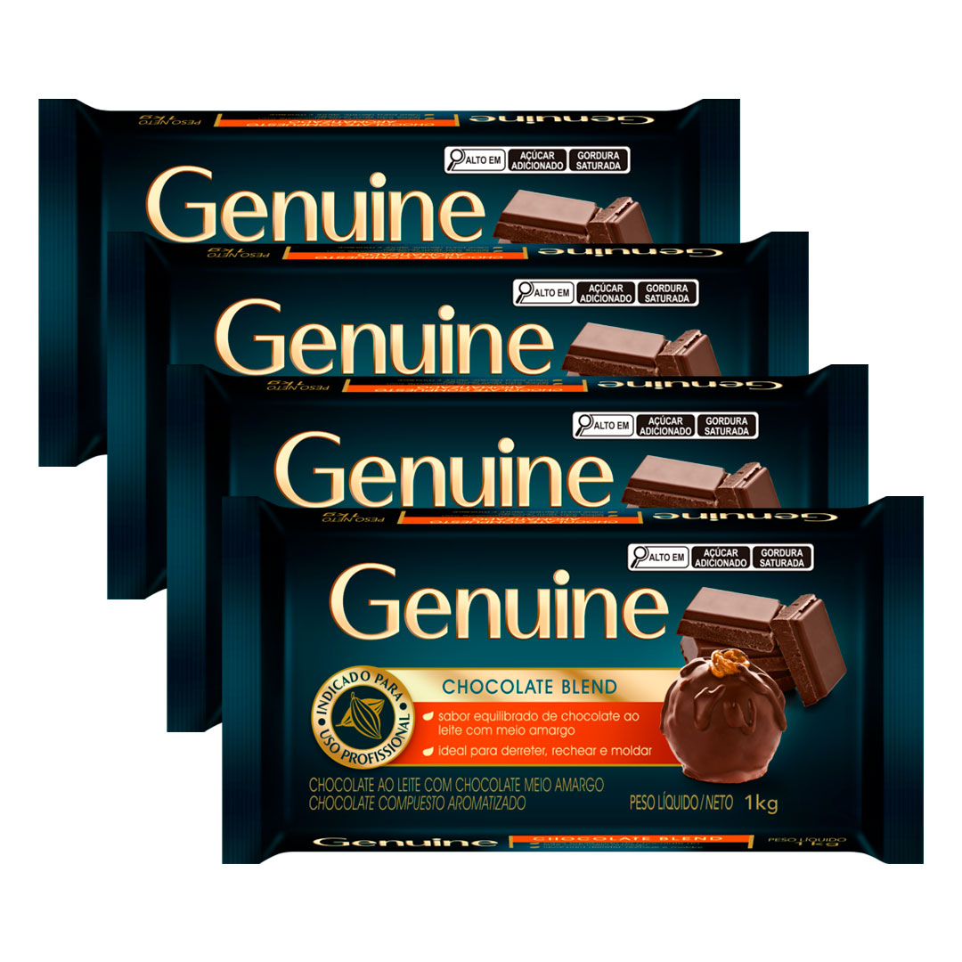 Imagem do produto Chocolate Barra Genuine 1Kg - Blend