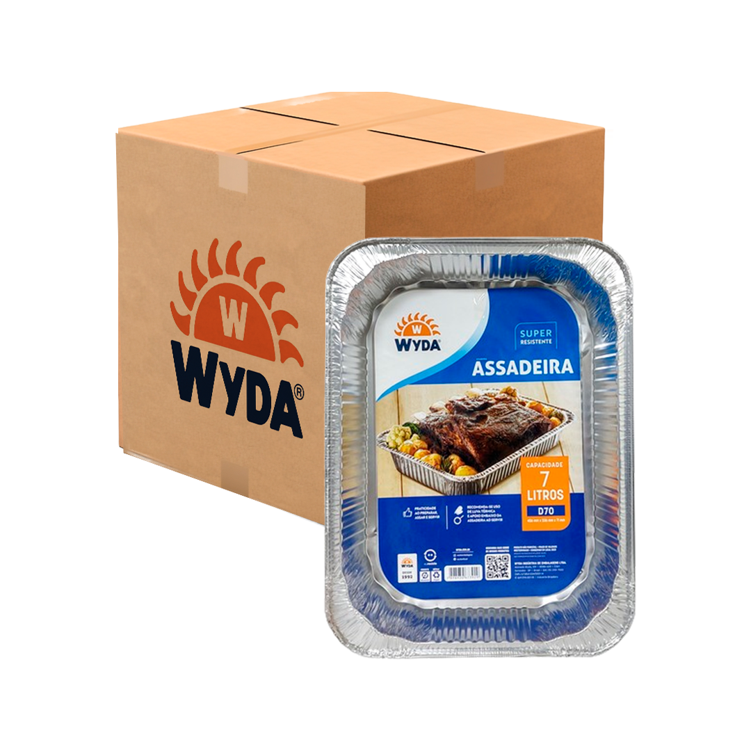 Imagem do produto Assadeira Retangular 7 Litros Wyda Caixa com 12 unidades
