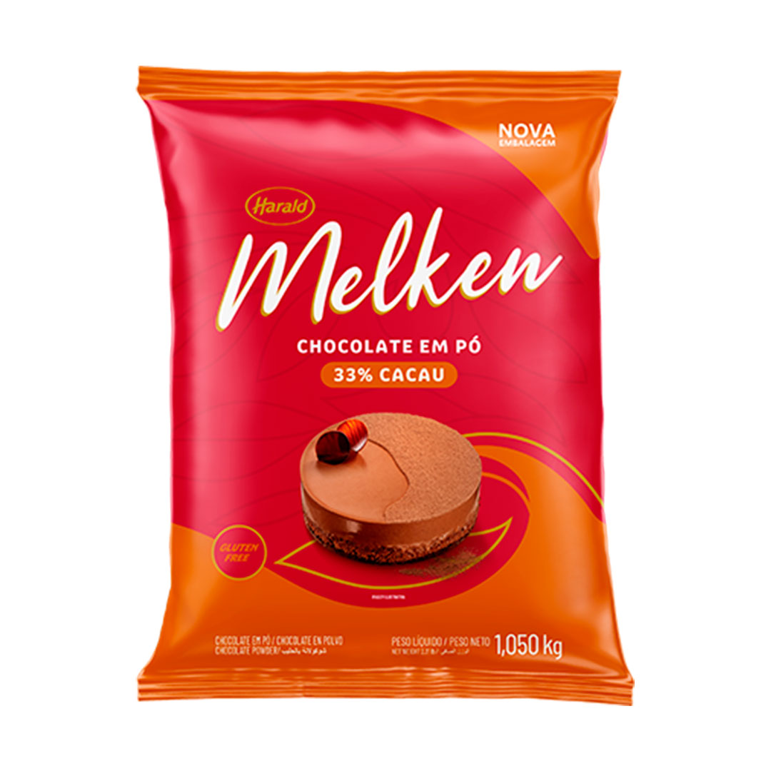 Imagem do produto Chocolate Em Pó Melken 1,010Kg - 33% Cacau