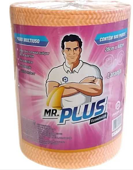 Imagem do produto Pano Mult.Talge 28cm C/600 Panos C/300M - Laranja