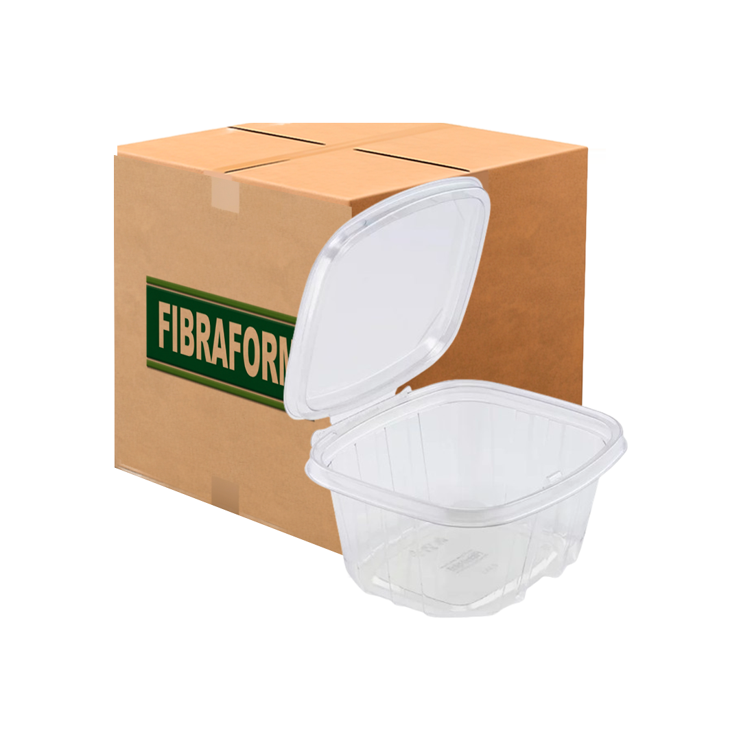 Imagem do produto Pote Retangular C/Lacre 480ml F953 Fibraf