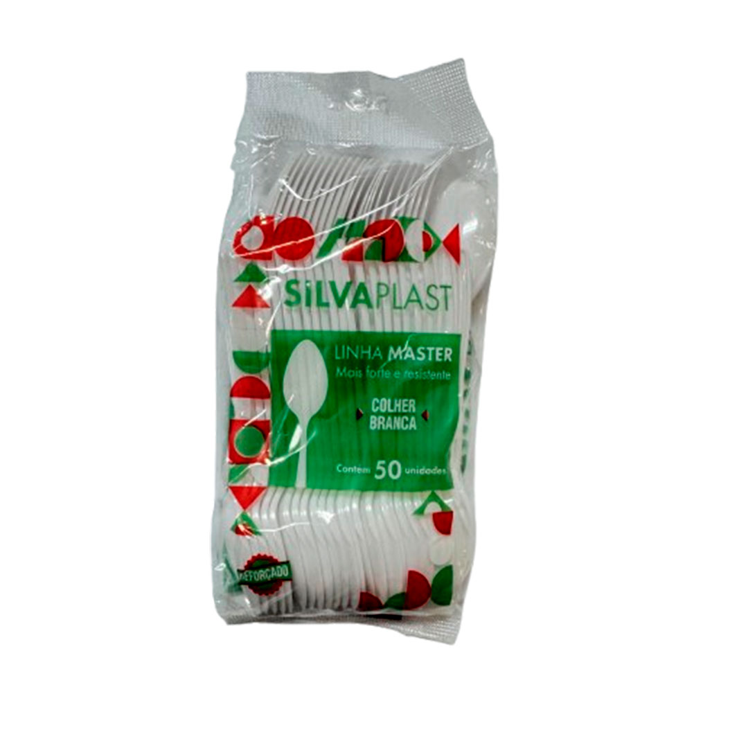 Imagem do produto Colher Master Silvaplast 10x50 - Branco