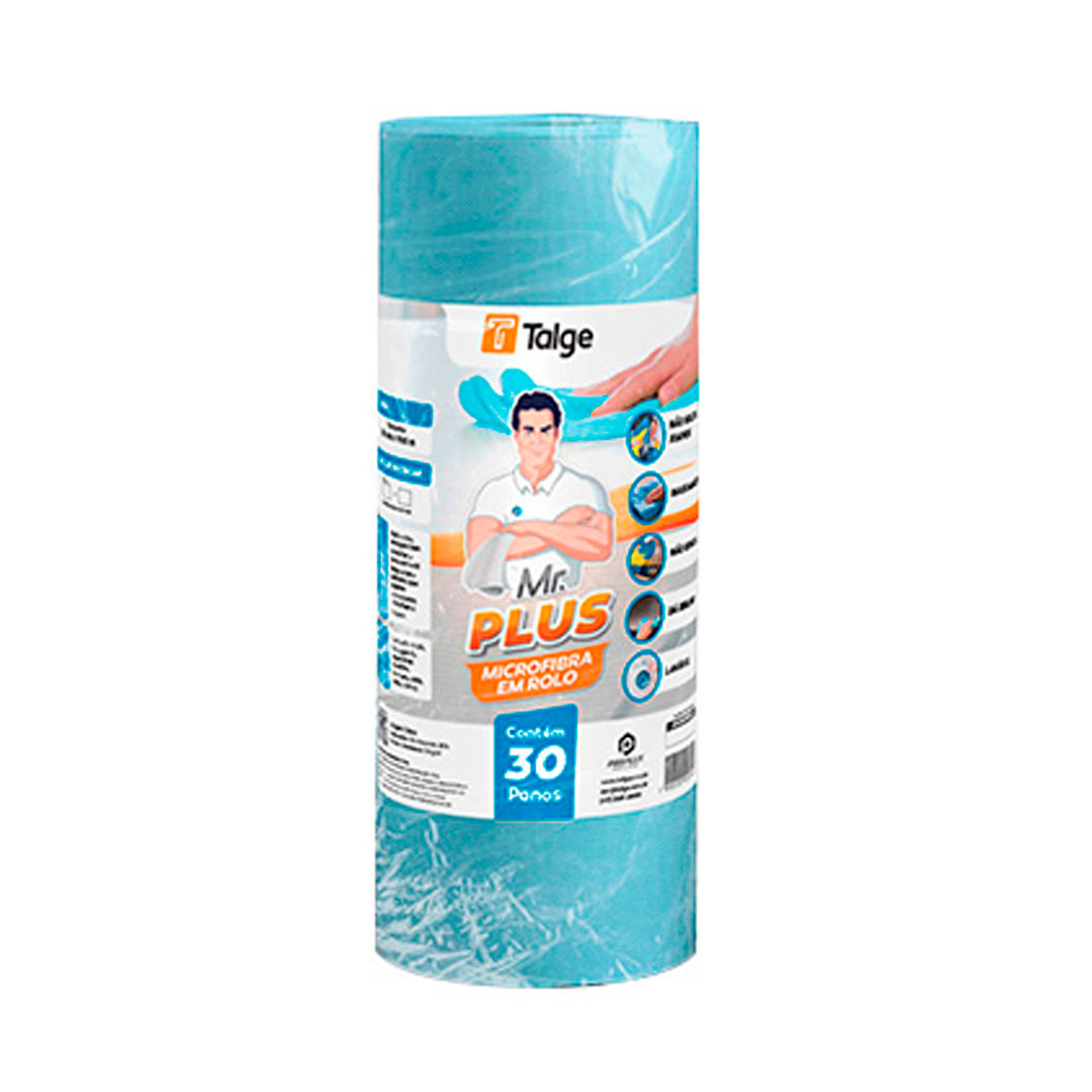 Imagem do produto Pano Microfibra Rolo 30 X9 Cm C/30 Talge