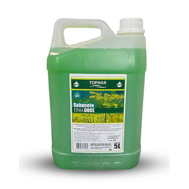 Imagem do produto Sabonete Liquido 5 Lts Topmar - Erva-Doce
