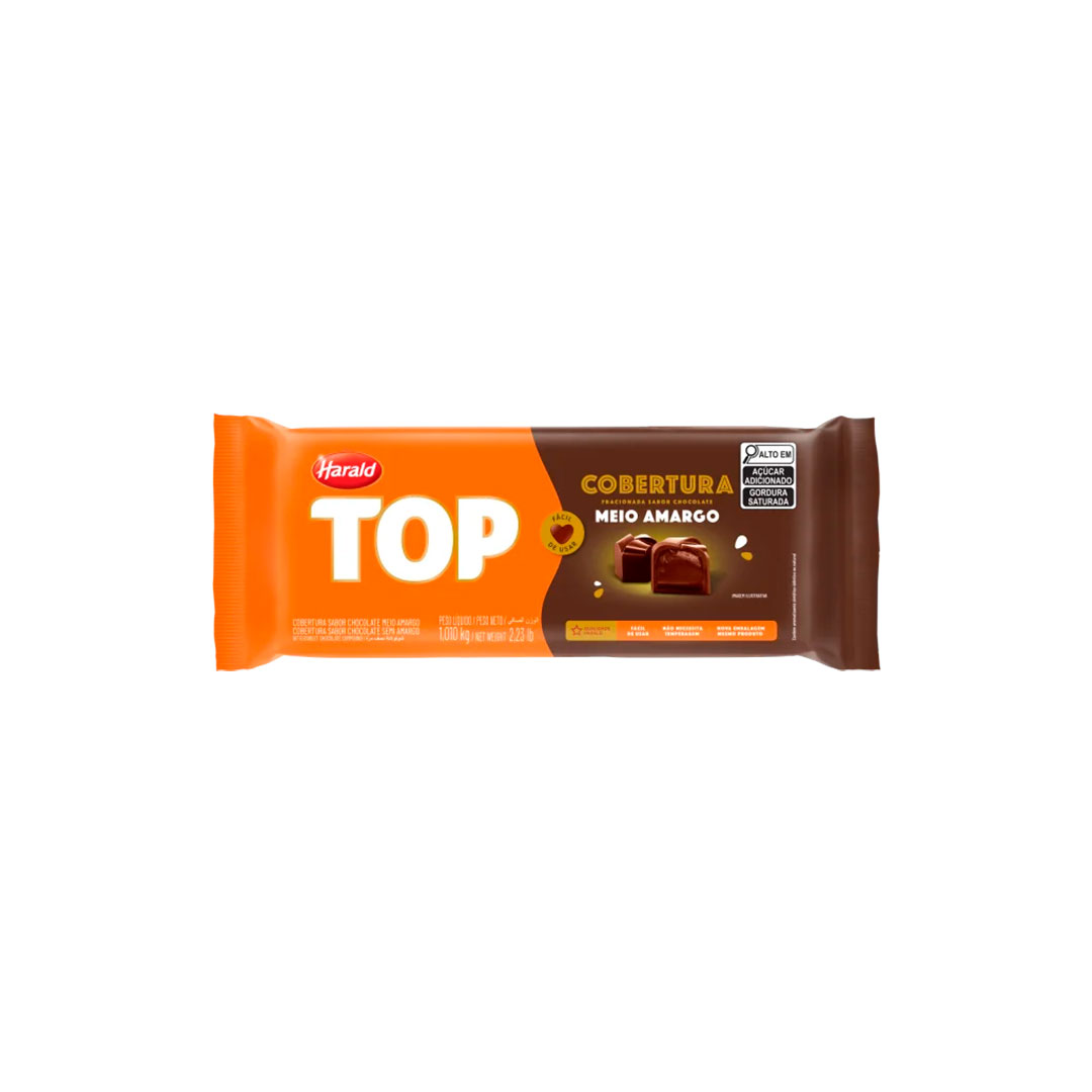 Imagem do produto Cobertura Barra Harald Top 1,05Kg - Meio Amargo