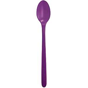 Imagem do produto Colher Reforçada Super Longa Roxa Cx C/500 - 20cm