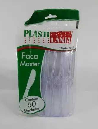 Imagem do produto Faca Master 20X50 Plastilania - Cristal