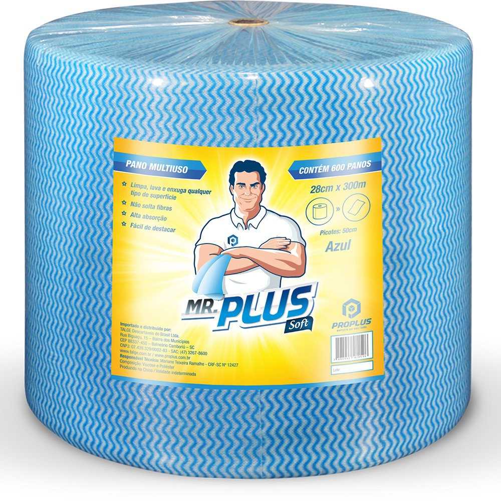 Imagem do produto Pano Multtalge 28cm Com 600 Panos Com 240m - Azul